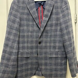 Brooks Brothers Gray Plaid Sport Coat